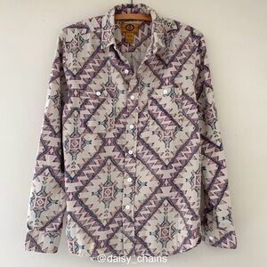 NWOT Stapleford Patterned Flannel Shirt
